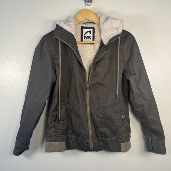 Mountain Khakis Jackets & Blazers - Mountain Khakis Army Green Sherpa Lined Canvas Jacket‎ Women's Small Workwear